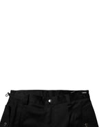 Dolce & Gabbana Black Cotton Cargo Tapered Pants