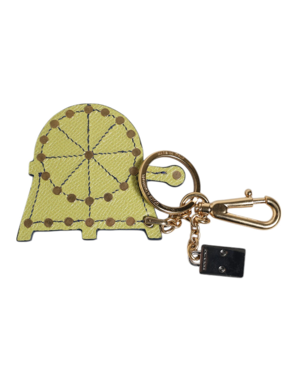 Dolce & Gabbana Multicolor Gold Tone Carretto Keychain Keyring