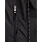 Dolce & Gabbana Black Cotton Full-Length Jacket
