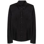 Dolce & Gabbana Black Cotton Dress Shirt