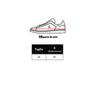 Burberry White Cotton Athletic Sneakers