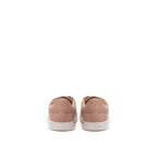 Bally Elegant Pink Cotton Leather Sneakers