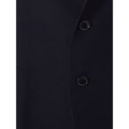 Lardini Blue Cotton Blazer