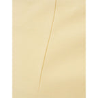 Lardini Yellow Viscose Midi Skirt