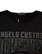 Dolce & Gabbana Black DG Heaven Crew Neck Pullover Sweater