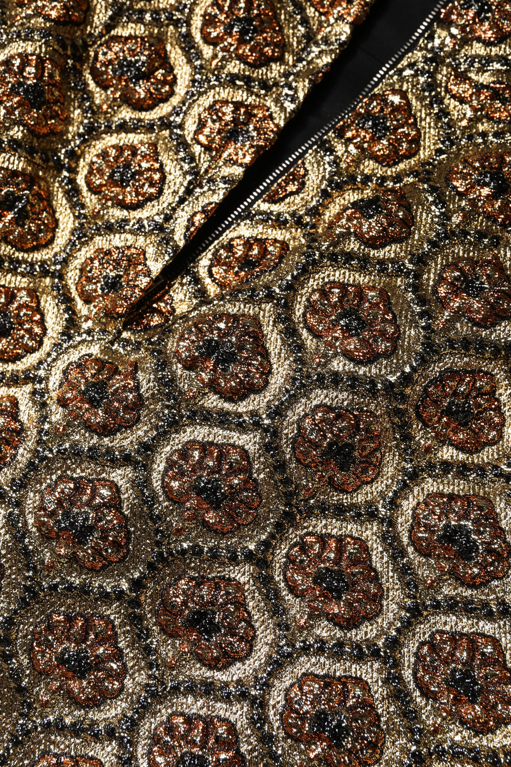 Dolce & Gabbana Brown Polyester Brocade A-line Mini Skirt