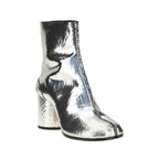 Margiela Gray Calf Leather Bos Taurus Ankle Boots