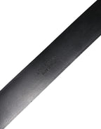 Dolce & Gabbana Black Leather Metal Buckle Classic Belt