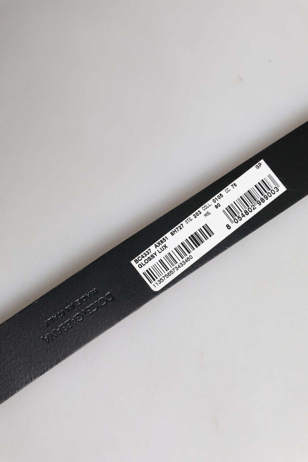 Dolce & Gabbana Brown Leather Classic Metal Logo Buckle Belt