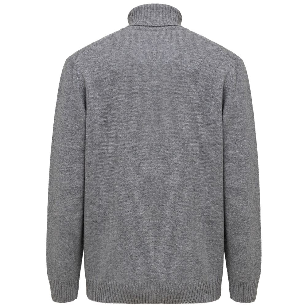 Cruciani Gray Cashmere Turtleneck
