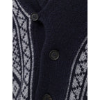 Cruciani Bicolor Cashmere Cardigan