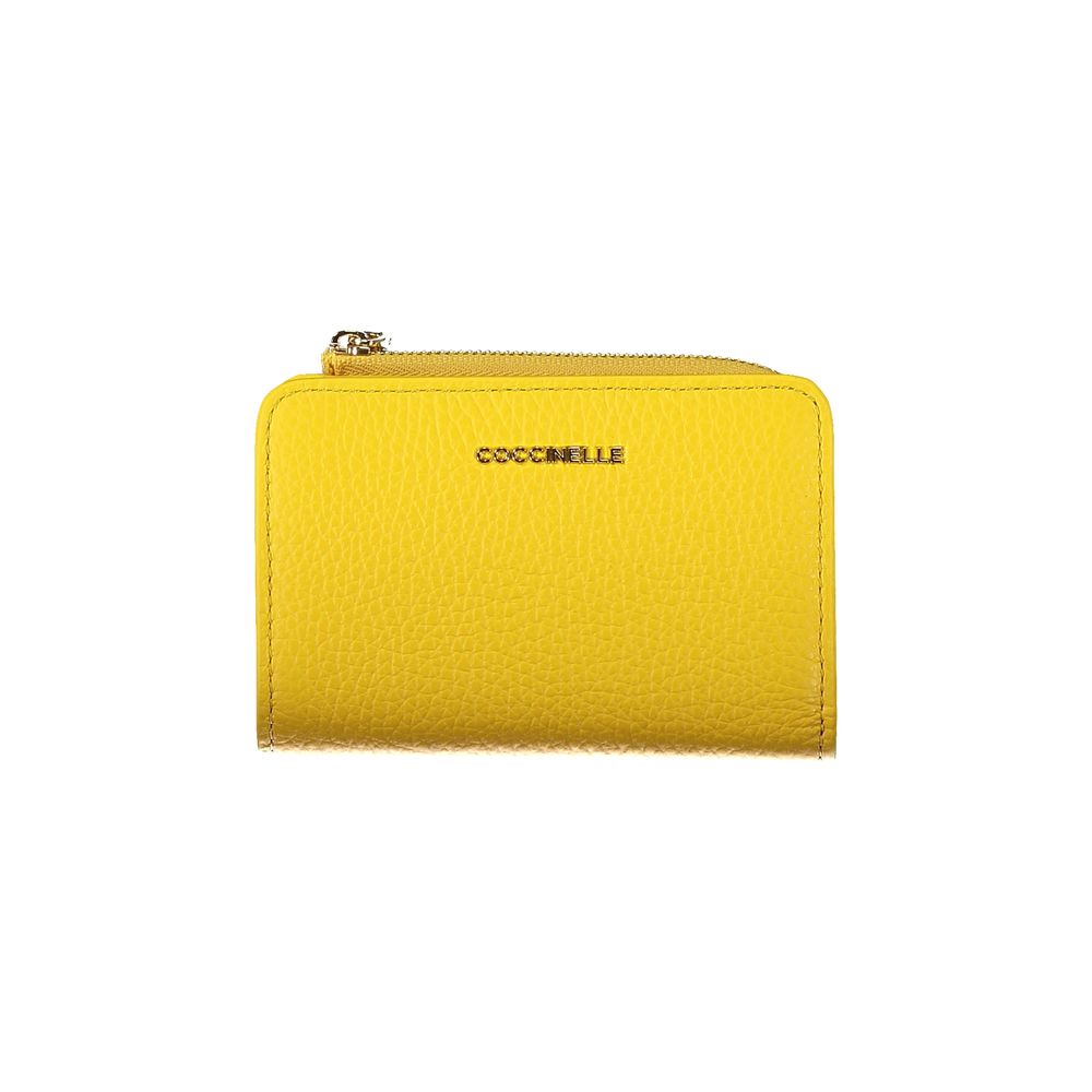 Coccinelle Yellow Leather Wallet