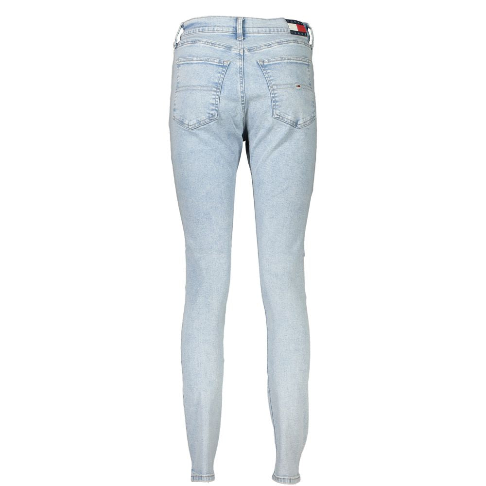 Tommy Hilfiger Blue Cotton Women's Skinny Jean