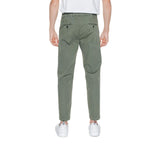 Liu Jo Green Cotton Casual Pants