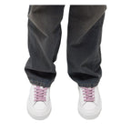 D.A.T.E Beige Leather Sneaker