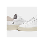 D.A.T.E White Leather Sneaker