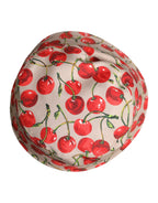 Dolce & Gabbana Beige Cotton Printed Wide Brim Bucket Hat