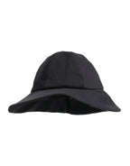 Dolce & Gabbana Black Cotton Wide Brim Bucket Hat
