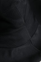 Dolce & Gabbana Black Cotton Wide Brim Fedora Hat