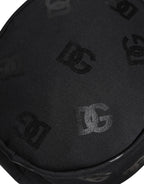 Dolce & Gabbana Black DG Monogram Polyester Jacquard Bucket Hat