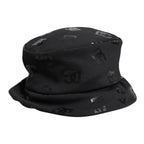 Dolce & Gabbana Black DG Monogram Polyester Jacquard Bucket Hat