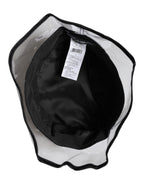 Dolce & Gabbana Black Nylon PVC DG Logo Bucket Hat