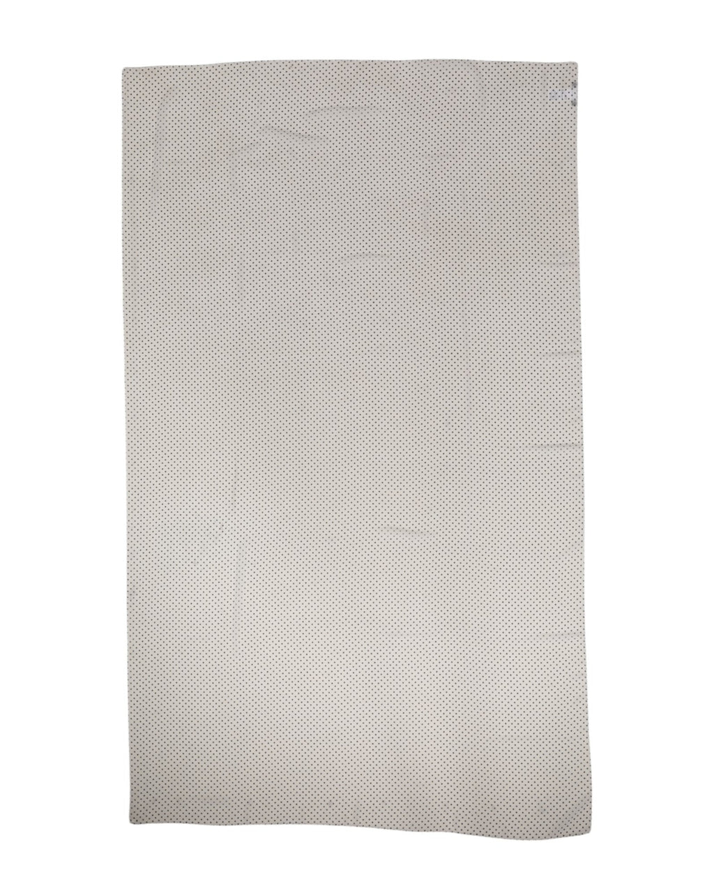 Dolce & Gabbana White Polka Dots Polyester Wrap Shawl Scarf