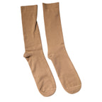 Dolce & Gabbana Brown Solid Cotton Mid Calf Men Socks