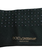 Dolce & Gabbana Black Polka Dots Cotton Mid Calf Socks