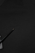 Dolce & Gabbana Black Cotton DG Crew Neck Pullover Sweater