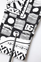 Dolce & Gabbana Black White Bandana MARTINI Casual Shirt