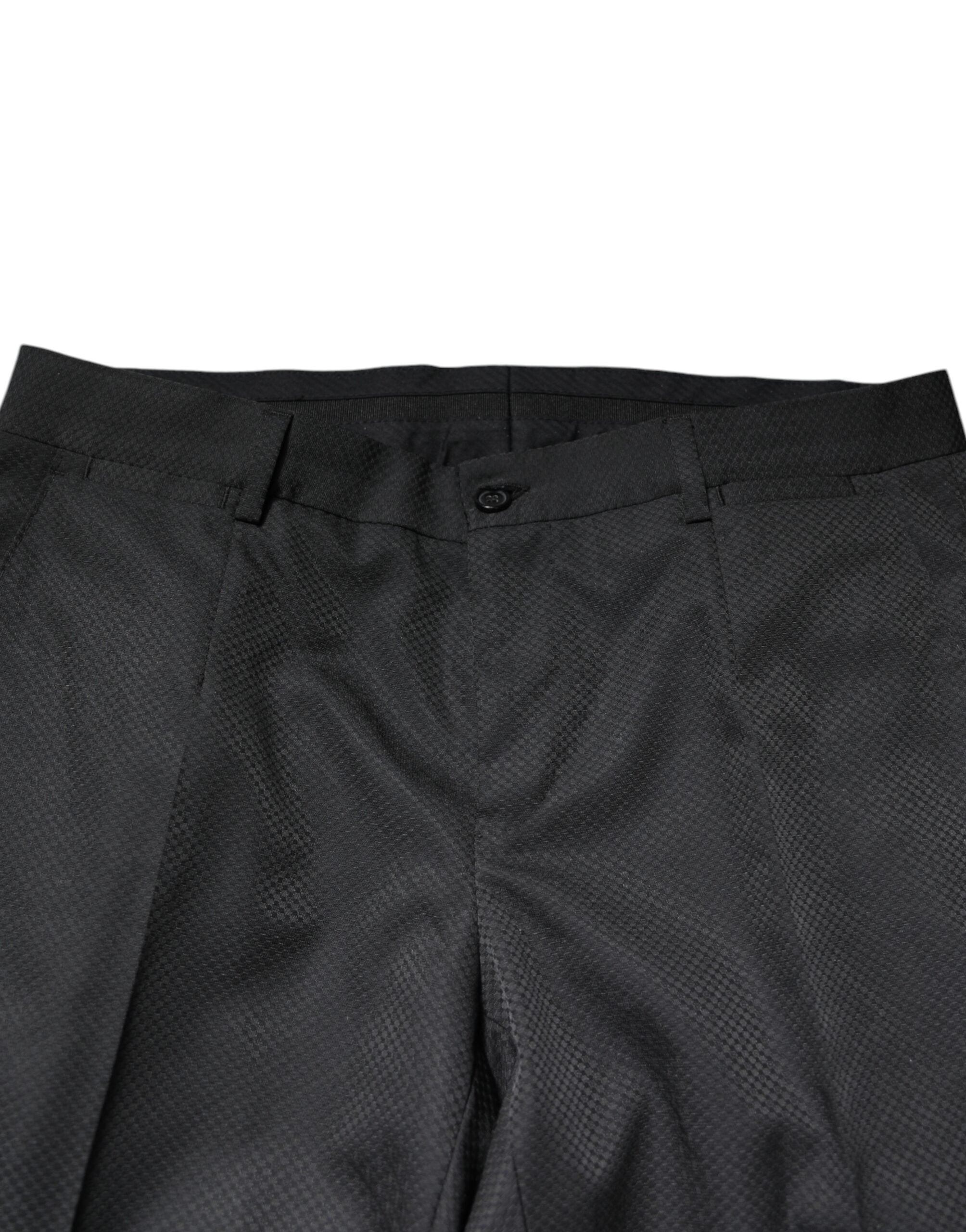 Dolce & Gabbana Black Single Breasted Formal 2 Piece Suit