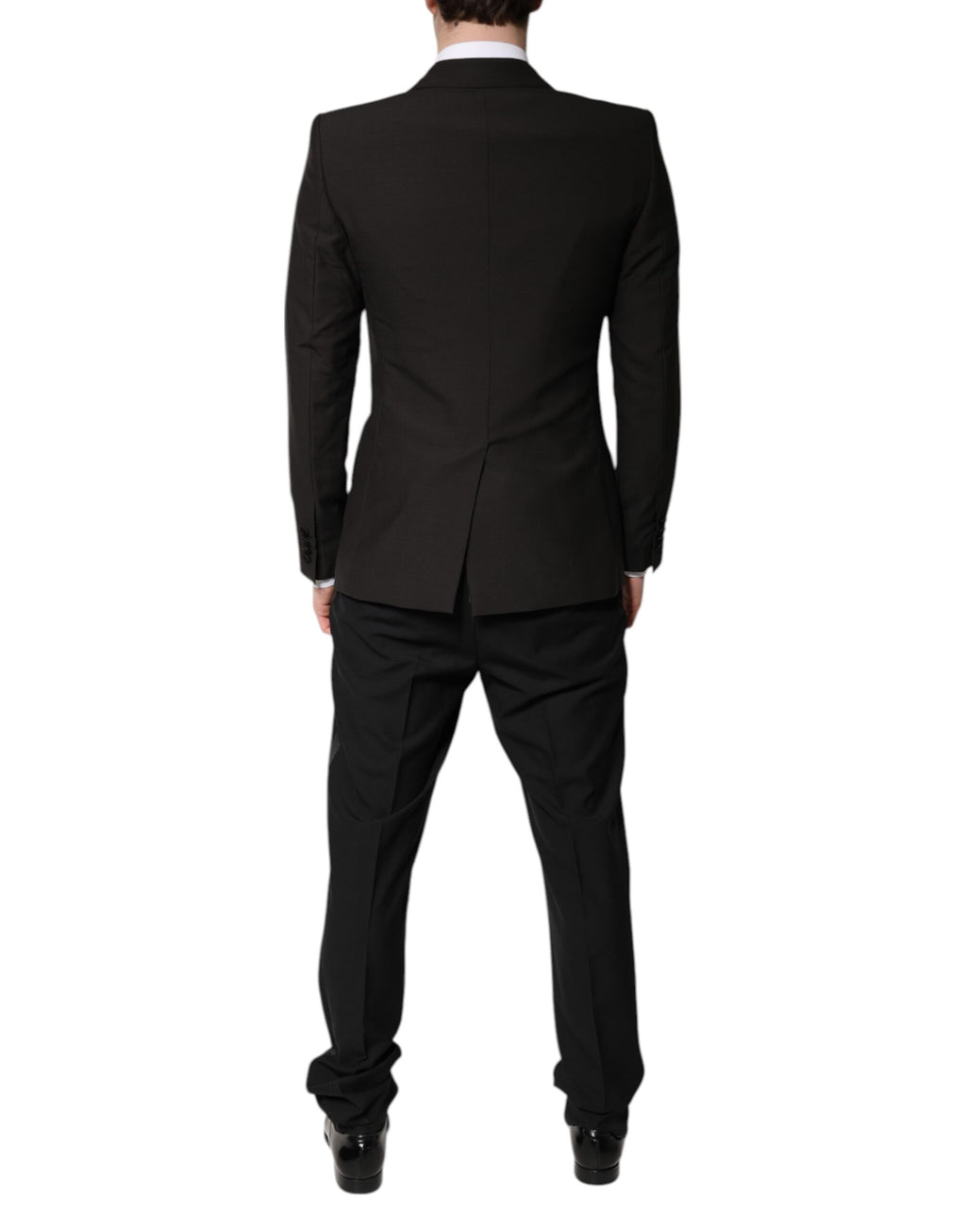 Dolce & Gabbana Black Single Breasted Formal 3 Piece Suit