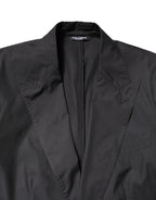Dolce & Gabbana Black Cotton TAORMINA Formal 2 Piece Suit