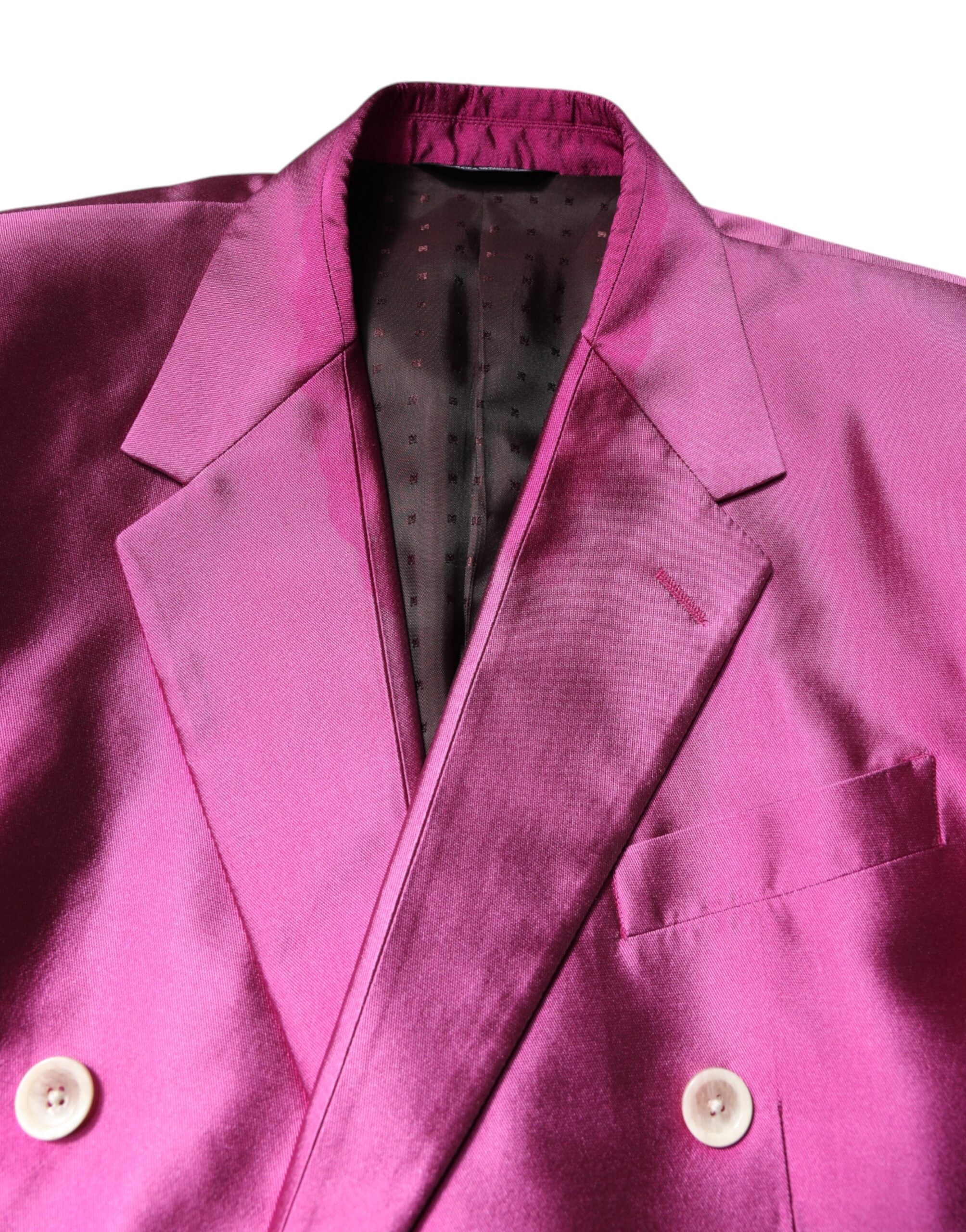 Dolce & Gabbana Pink SICILIA Double Breasted 3 Piece Suit