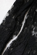 Dolce & Gabbana Black Cotton Floral Lace Women Blouse Top