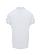 Burberry White Cotton Collared Polo Shirt