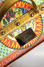 Dolce & Gabbana Red Dress Ceramic Porcelain Fashion Box Leather Sicily Dolls