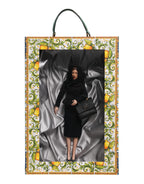 Dolce & Gabbana Black Dress Ceramic Porcelain Fashion Leather Sicily Dolls