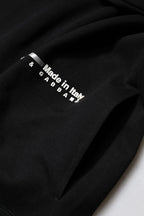 Dolce & Gabbana Black Cotton Logo Knitted Pullover Sweater