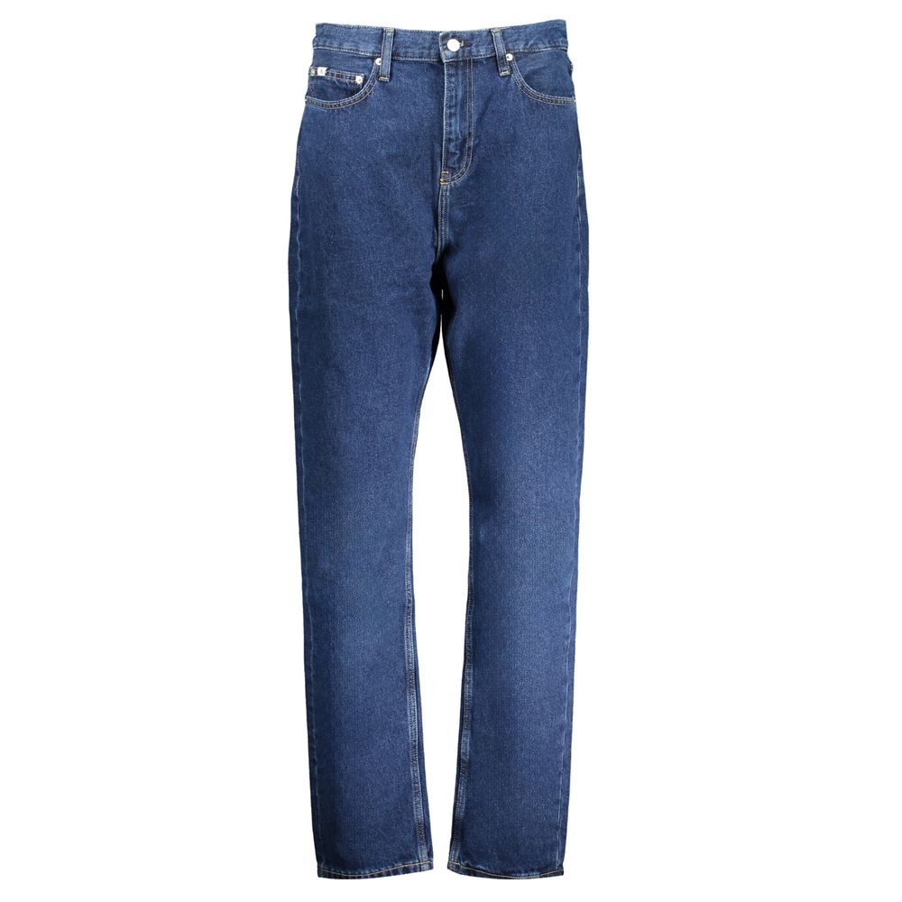 Calvin Klein Blue Cotton Women Jeans