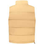 Guess Jeans Brown Polyester Men's Sleeveless Jacket