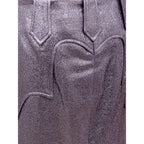 Tom Ford Purple Polyamide Midi Skirt