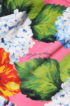 Dolce & Gabbana Multicolor Floral Sleeveless Sheath Dress