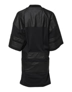 Dolce & Gabbana Black Cotton Short Sleeves V-neck T-shirt