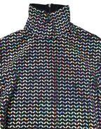 Dolce & Gabbana Black Embellished Nylon Bodycon Mini Dress