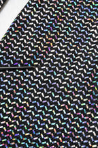 Dolce & Gabbana Black Embellished Nylon Bodycon Mini Dress