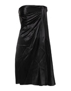 Dolce & Gabbana Black Strapless Sheath A-line Mini Dress