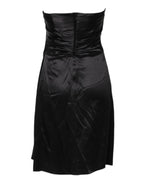 Dolce & Gabbana Black Strapless Sheath A-line Mini Dress