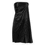 Dolce & Gabbana Black Strapless Sheath A-line Mini Dress